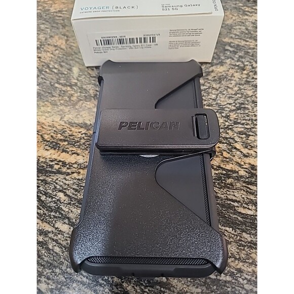Pelican Voyager Phone Case w/ Holster Samsung Galaxy S21 5G- Black New In Box - Picture 9 of 10
